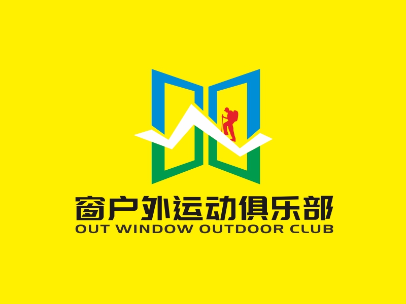 窗戶外運動俱樂部logo設計