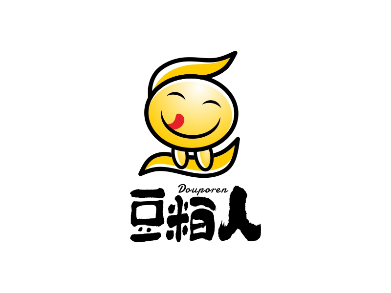 豆粕人logo設計