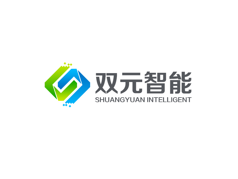 吳曉偉的四川雙元智能科技有限公司logo設(shè)計