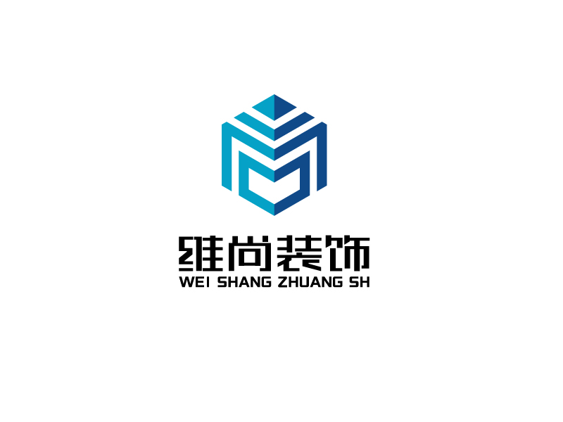 唐國強的青海維尚裝飾工程有限公司logo設計