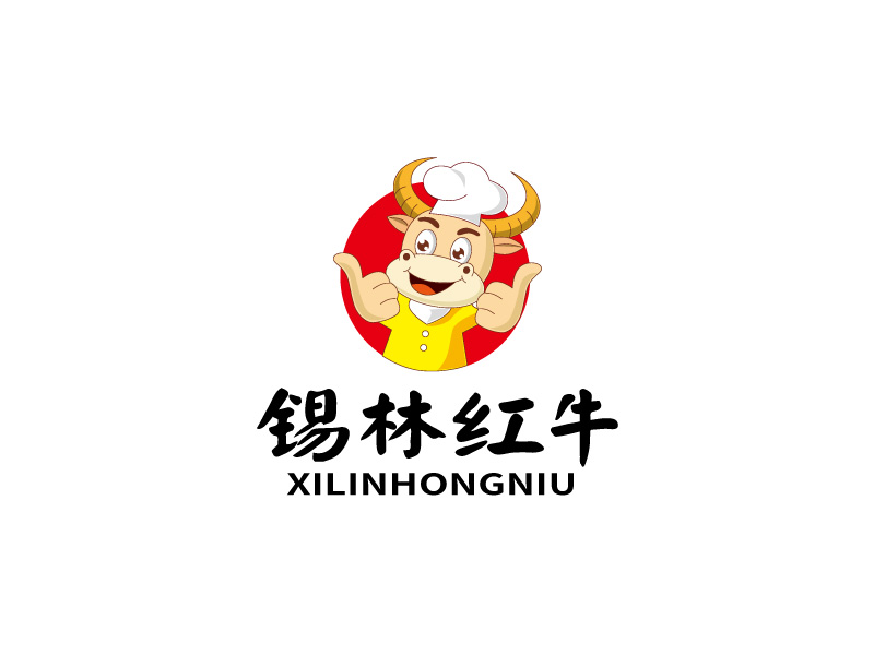 張俊的錫林紅牛  logo設計logo設計