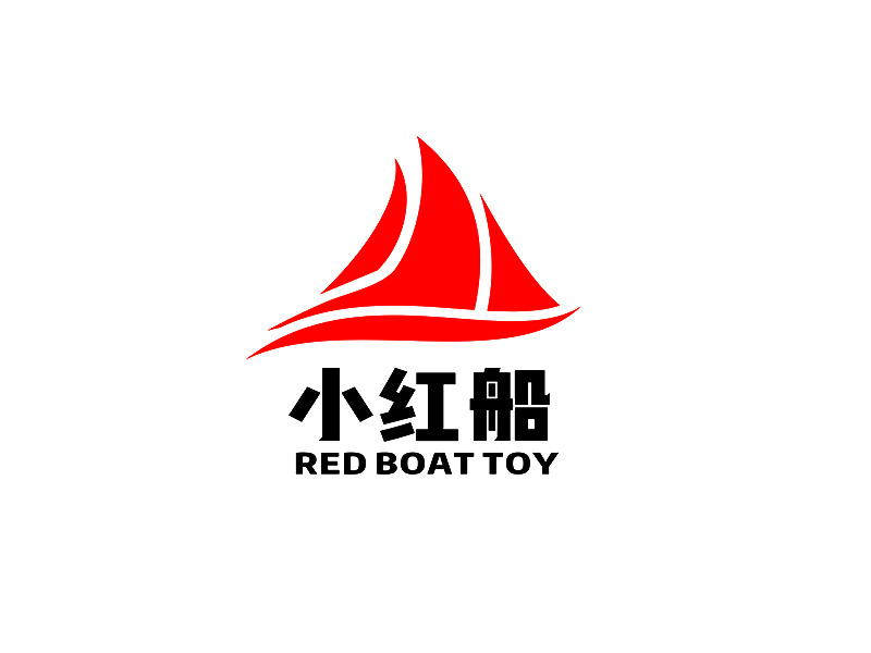 李杰的小紅船 RED BOAT TOYSlogo設(shè)計(jì)