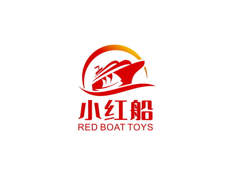 小紅船 RED BOAT TOYSlogo設計