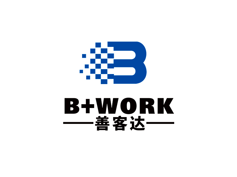 李杰的B+WORK  善客達logo設計