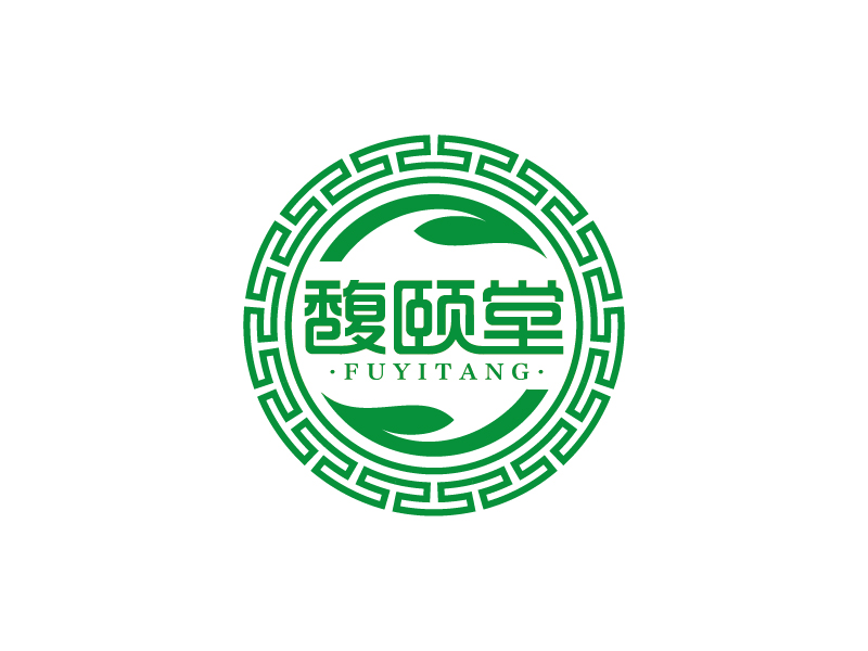 王濤的馥頤堂茶葉logo設計