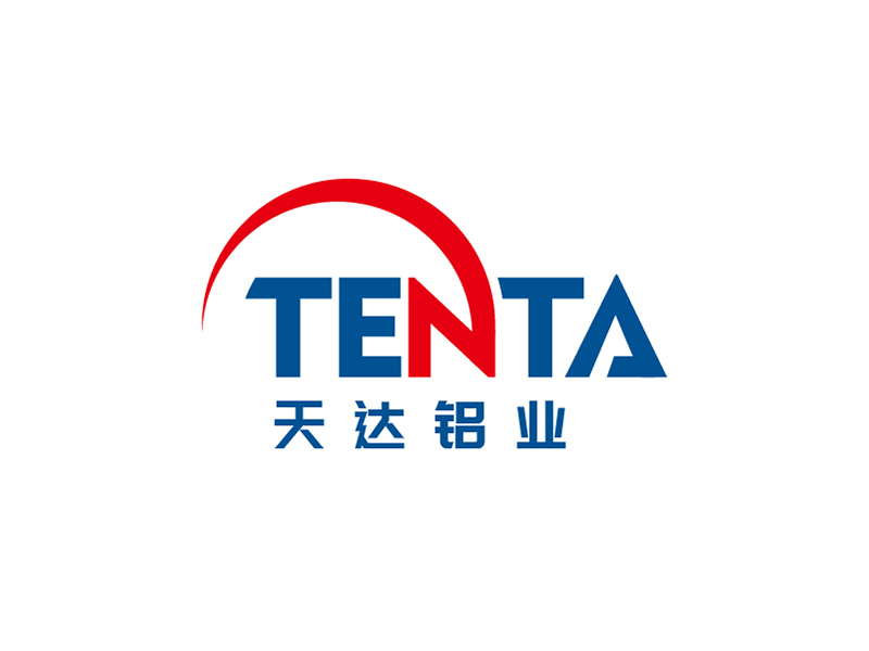 潘鋼的天達鋁業    Tenta Aluminumlogo設計