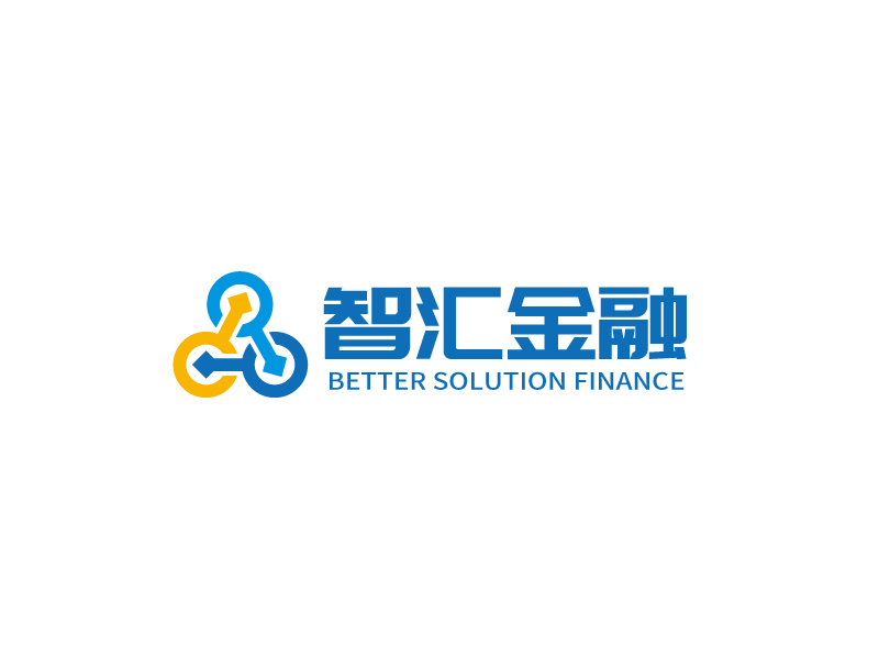 張俊的智匯金融 better solution financelogo設(shè)計(jì)