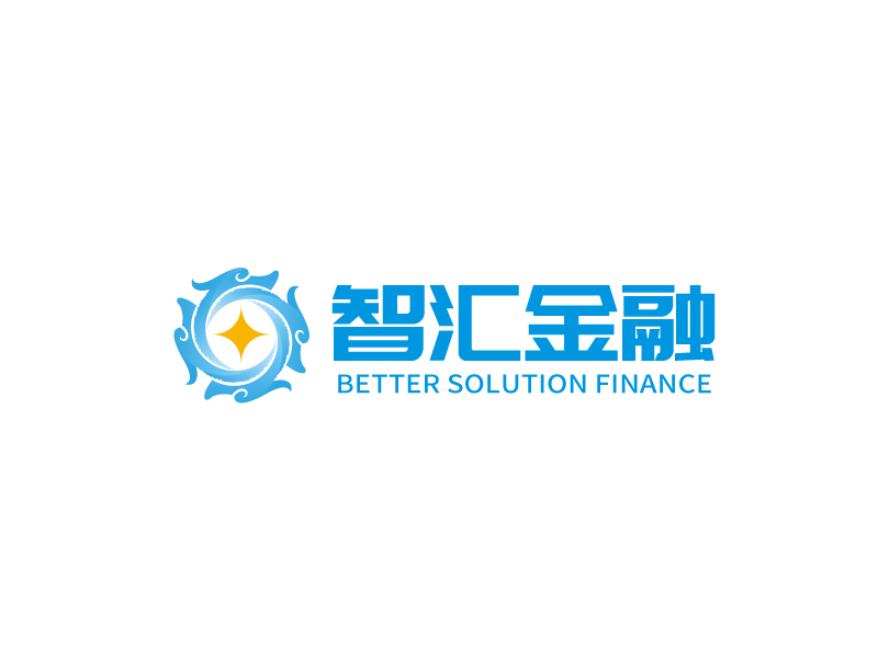 張俊的智匯金融 better solution financelogo設(shè)計(jì)