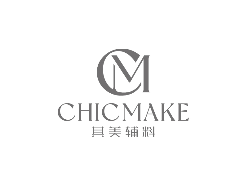 張俊的其美輔料CHICMAKElogo設計