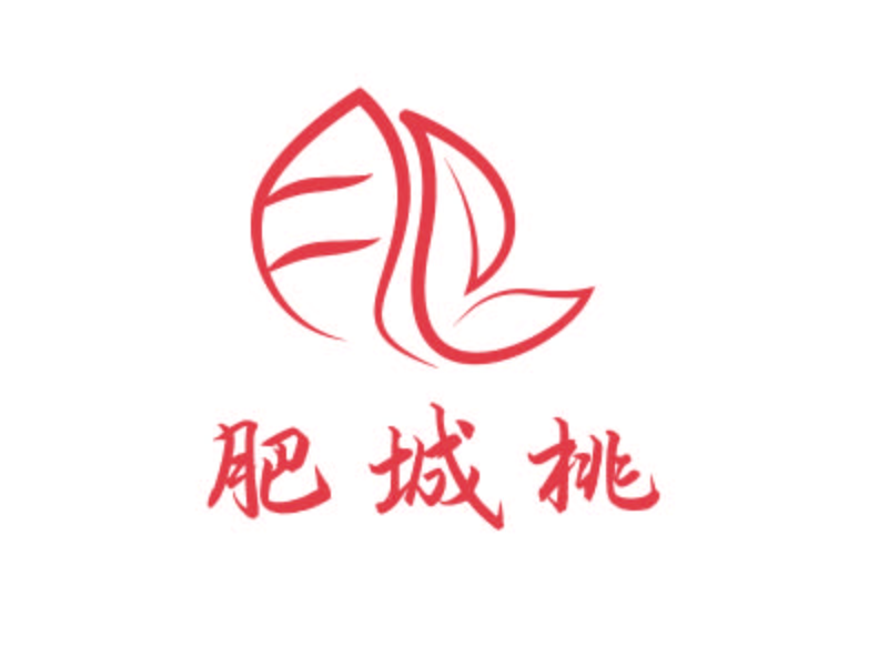 魏娟的肥城桃logo設計