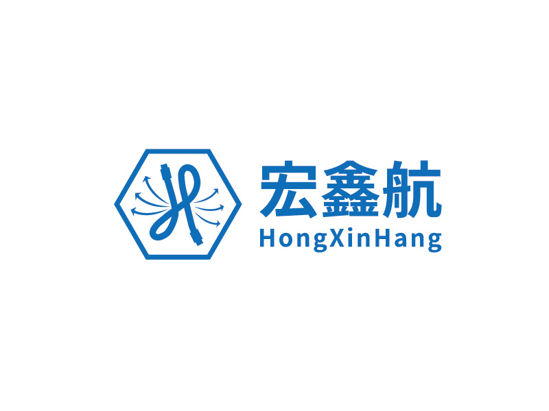 李寧的宏鑫航/HXH/hongxinhanglogo設計