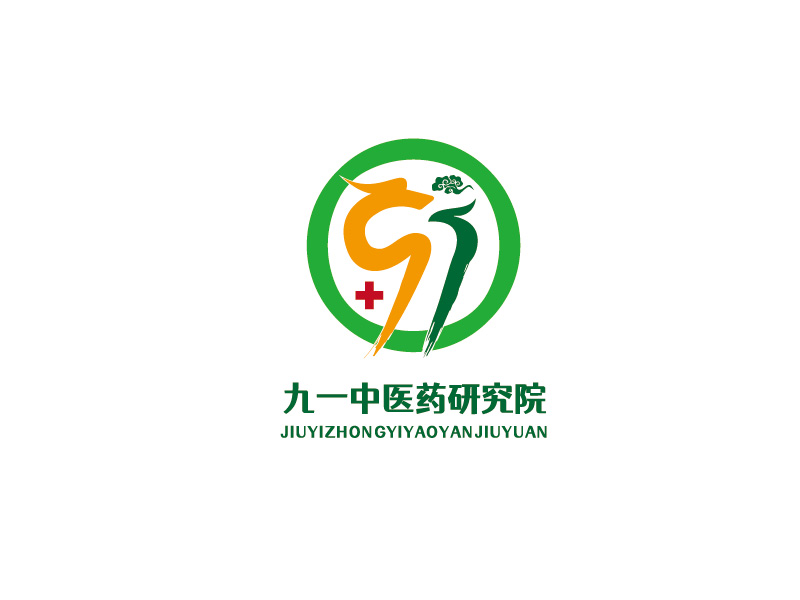 李寧的九一中醫藥研究院logo設計