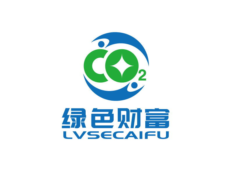 張俊的綠色財富 金融服務定制LOGO設計logo設計