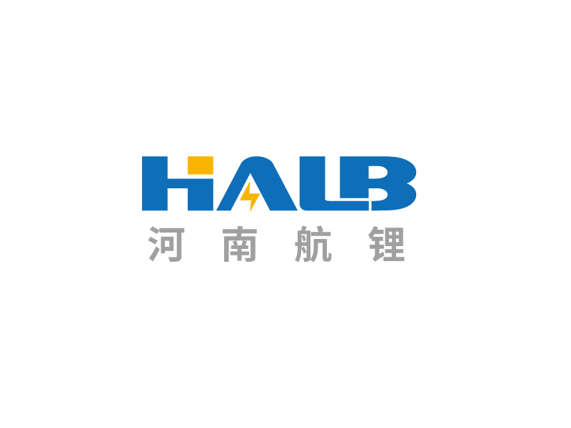 張俊的logo名稱：halb，公司名稱：河南航鋰新能源科技有限公司logo設(shè)計