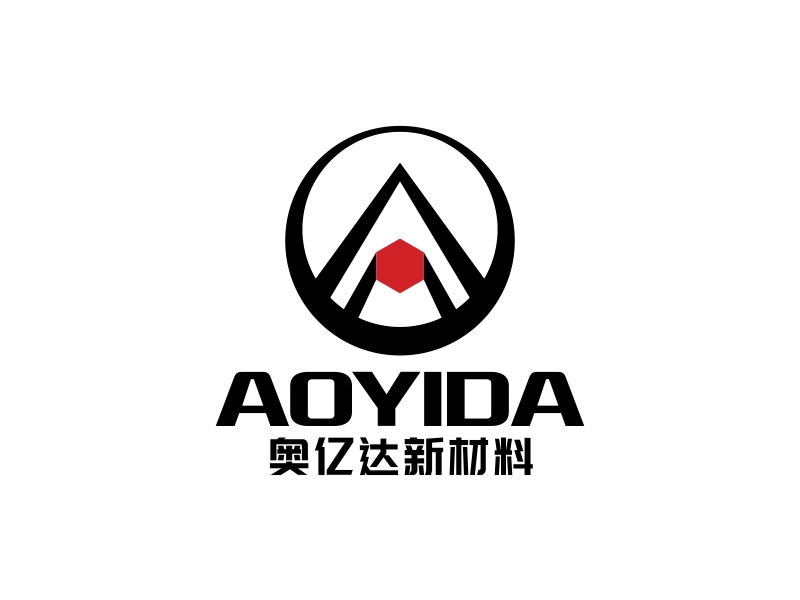 林思源的奧億達新材料logo設計