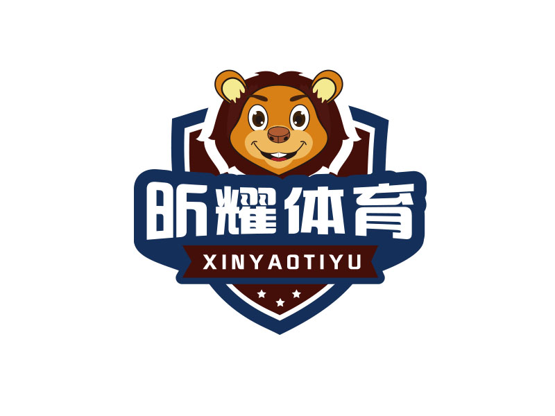 朱紅娟的昕耀體育，副標題：SPARKLE SPORTSlogo設計