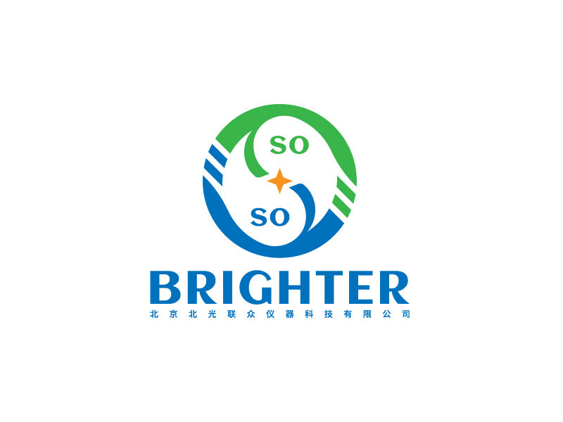 李寧的logo內容：sobrighter      公司名稱：北京北光聯眾儀器科技有限公司logo設計