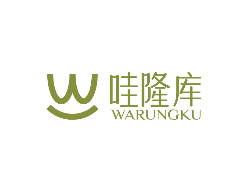 張俊的Warungku哇隆庫logo設(shè)計