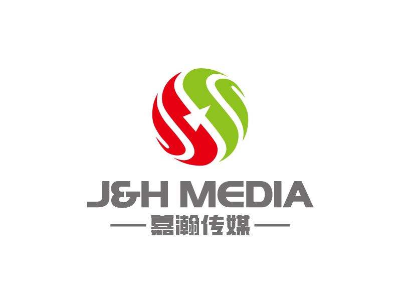 張俊的J&H Media 嘉瀚傳媒logo設(shè)計(jì)