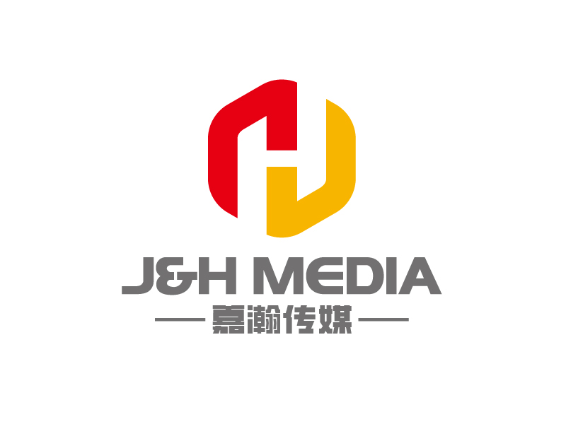 張俊的J&H Media 嘉瀚傳媒logo設(shè)計(jì)