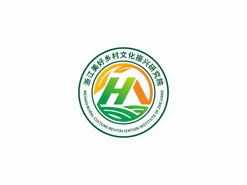 何嘉健的浙江美好鄉村文化振興研究院logo設計