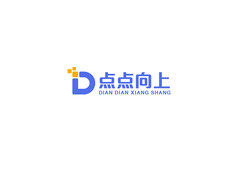 點點向上logo設計