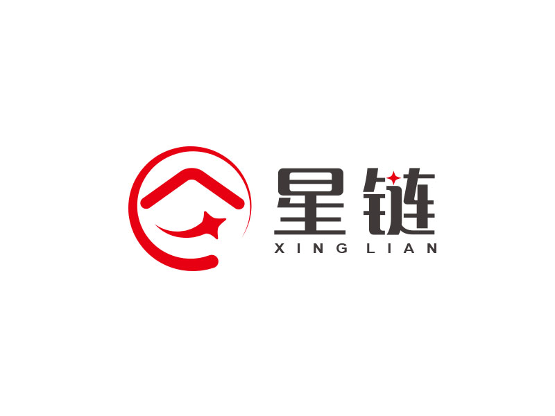 朱紅娟的深圳市星鏈房地產經紀有限公司logo設計